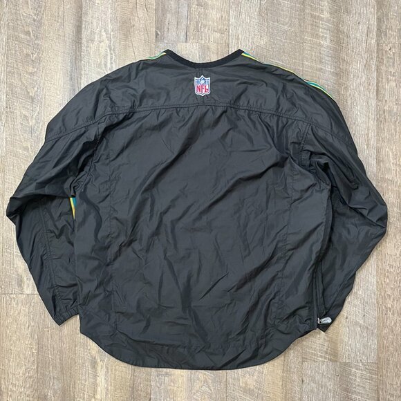 Vintage 90s Nike NFL Jacksonville Jaguars Black Pullover Windbreaker Mens Medium - Picture 7 of 7